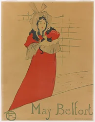 1895年5月ベルフォール（ブラシ、スパッタ、クレヨンリトグラフ、紙に5色で印刷）